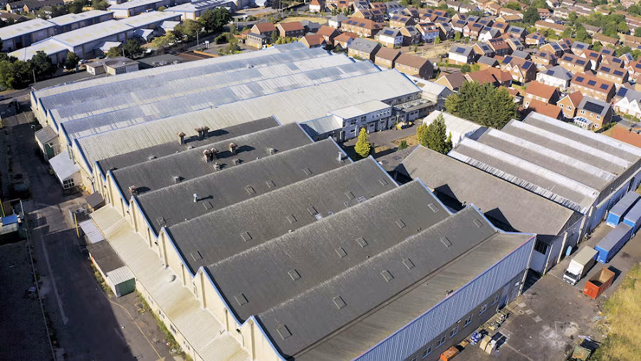 Adwest building Miles Aircraft factory demolition video