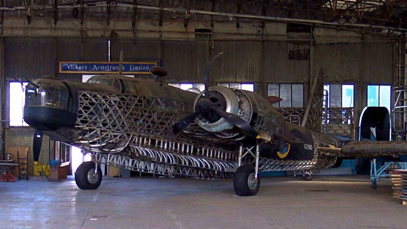 Air bags and towing the Brooklands Vickers Wellington