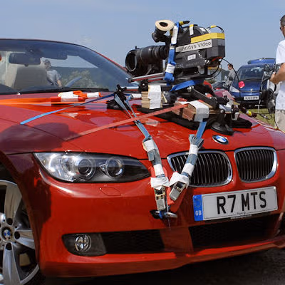 Andysvideo filming with a Dolly Cam