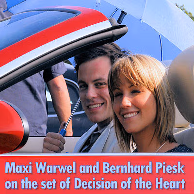 German TV stars Maxi Warwel and Bernhard Piesk